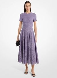Corded Floral Lace Dance Dress at Michael Kors