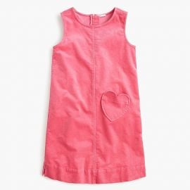 Corduroy Dress with Heart Pocket by J. Crew at J. Crew