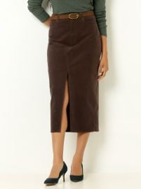 Corduroy Midi Skirt at Nordstrom