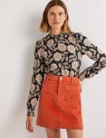 Corduroy Mini Skirt at Boden