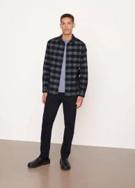 Corduroy Plaid Long Sleeve Shirt in Long Sleeve at Vince