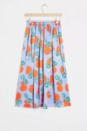 Corey Lynn Calter Naranjas A Line Midi Skirt at Anthropologie