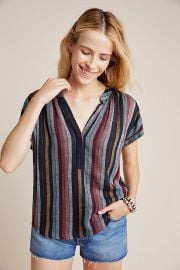 Corina Peasant Top by Velvet by Graham Spencer at Anthropologie