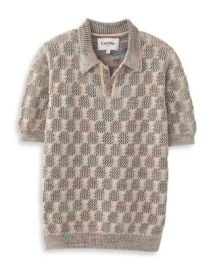Corridor Cable Lace Regular Fit Short Sleeve Sweater Bloomingdales at Bloomingdales