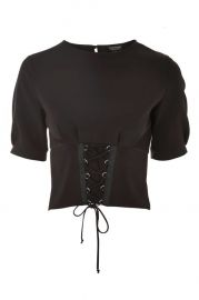 Corset T-shirt at Topshop