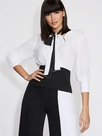 Corset Wrap Blouse by Gabrielle Union at New York & Company