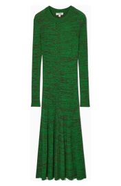 Cos M lange Rib Long Sleeve Dress at Nordstrom