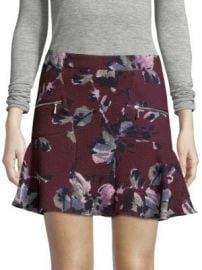 Cosette - Floral-Print Mini Skirt at Saks Off 5th