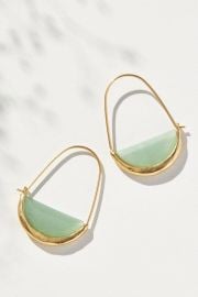 Cosmic Half Moon Hoop Earrings2 at Anthropologie