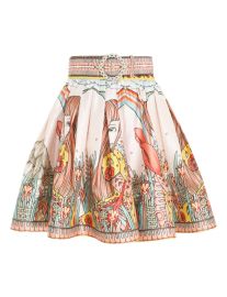 Cosmic Mini Skirt Cancer Zodiac Print Online Zimmermann at Zimmermann