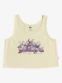 Cosmic Vibrations Cropped Boxy Tank Top at Quiksilver