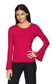 Cossak Ribbed Bell-Sleeve Sweater by Bailey 44 at Amazon