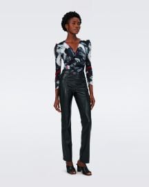 Costanza Mesh Bodysuit Diane von Furstenberg at Diane von Furstenberg