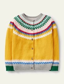 Cosy Fair Isle Cardigan by Boden at Boden