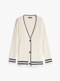  Cotton Blend Cardigan at Weekend Max Mara