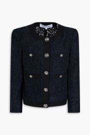 Cotton Blend Corded Lace Jacket at The Outnet