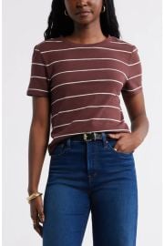 Cotton Blend Crewneck T-Shirt at Nordstrom
