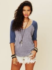 Cotton Candy Burnout Top at Free People