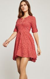 Cotton Eyelet Embroidery Dress at Bcbg