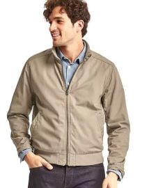 Cotton Harrington Jacket in Chino Academy at Gap