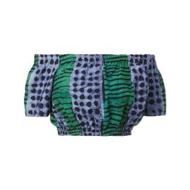 Cotton Off The Shoulder Crop Top Studio One Eighty Nine at Studio 189