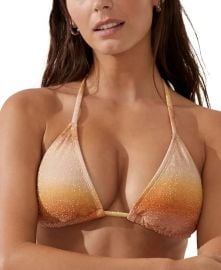 Cotton On Glitter Ombre Slider Triangle Bikini Top at Macys