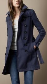 Cotton Poplin Trench at Burberry