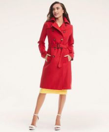 Cotton Trench Coat at Brooks Brothers