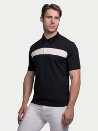 Cotton Varsity Men39s Striped Polo Shirts Hand and Jones at Hand Jones
