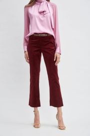Cotton Velvet Flare Elie Tahari at Elie Tahari