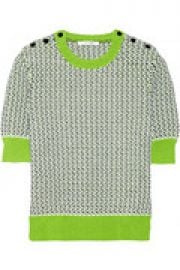 Cotton-blend knit sweater at The Outnet