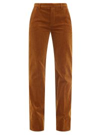 Cotton-corduroy straight-leg trousers at Matches