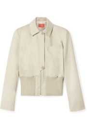 Cotton-gabardine Jacket In Beige by Commission at Net A Porter