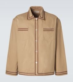 Cotton twill overshirt at Mytheresa