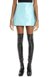 Courrèges Re-Edition Vinyl Miniskirt at Nordstrom