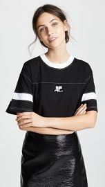 Courreges Oversized Logo T-Shirt at Shopbop