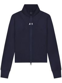 Courrges scuba-jersey Jacket Blue at Farfetch