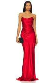 Cowl Bustier Gown at Revolve