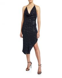 Cowl Neck Halter Dress by Cushnie at Bergdorf Goodman