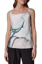 Cowl Neck Satin Tank at Nordstrom