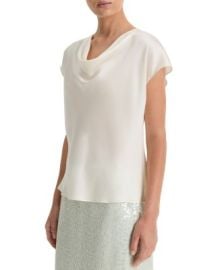 Cowl Neck Silk Blouse at Bloomingdales
