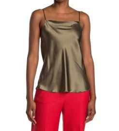 Cowl Neck Silk Charmeuse Camisole at Nordstrom Rack