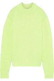 Cozette neon alpaca-blend sweater at The Outnet