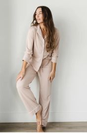 Cozy Earth Long Sleeve Knit Pajamas at Nordstrom