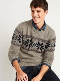 Cozy Fair Isle Crew-Neck Sweater by Old Navy at Old Navy