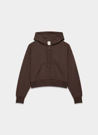 Cozy Sweatfleece Boyfriend Boxy Zip Hoodie at Aritzia