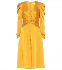 WornOnTV: Kelly’s yellow satin dress on The Kelly Clarkson Show | Kelly ...