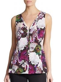 Crazy for you floral top at Saks Off 5th