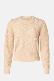 Cream Floral Sweater by Jason Wu x RTR Rent the Runway at Rent the Runway