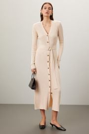 Cream Knit Midi Dress by Great Jones for 35 Rent the Runway at Rent the Runway